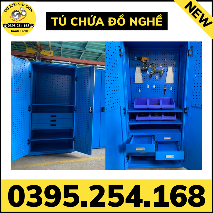 Tủ đựng vật tư, dụng cụ đồ nghề chuyên dùng cho các kho xưởng công nghiệp